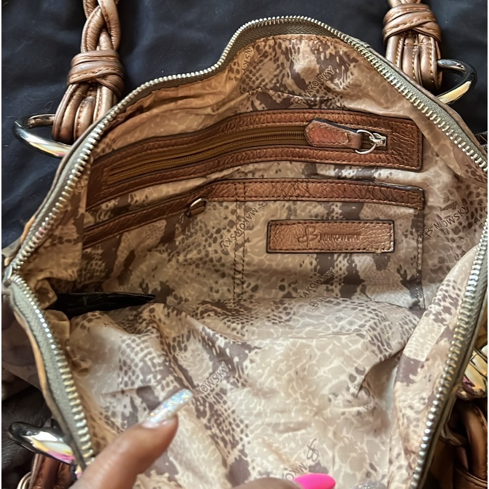 Leather camouflage purse